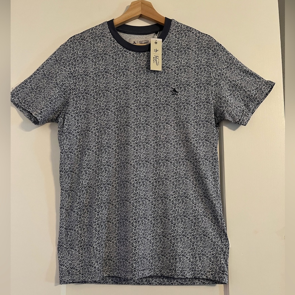NWT Original Penguin Men’s Floral Print T-Shirt Size Small